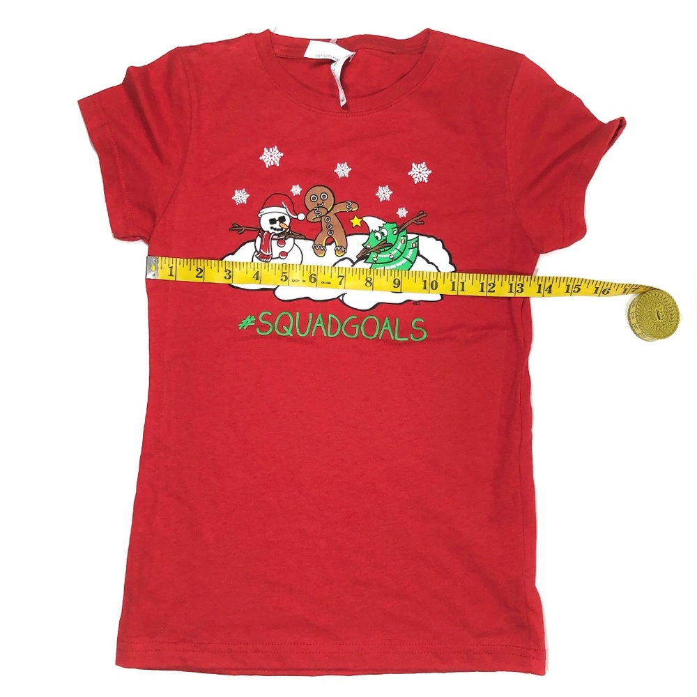 Girl’s L A T Live and Tell Red T-Shirt, Size Large - Picture 4 of 7